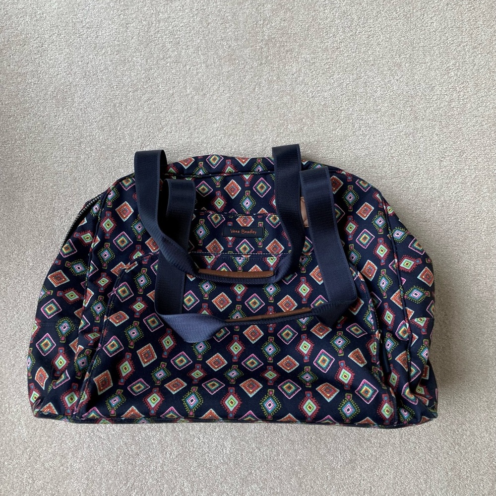 Vera Bradley Lighten Up Recycle ReActive Large Weekender Travel Bag